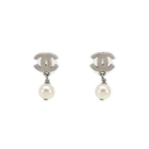 Chanel CC Logo Stud Earrings (10V)