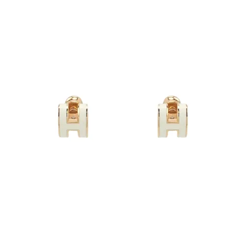 Hermès Pop H Mini Stud Earrings, Enamel