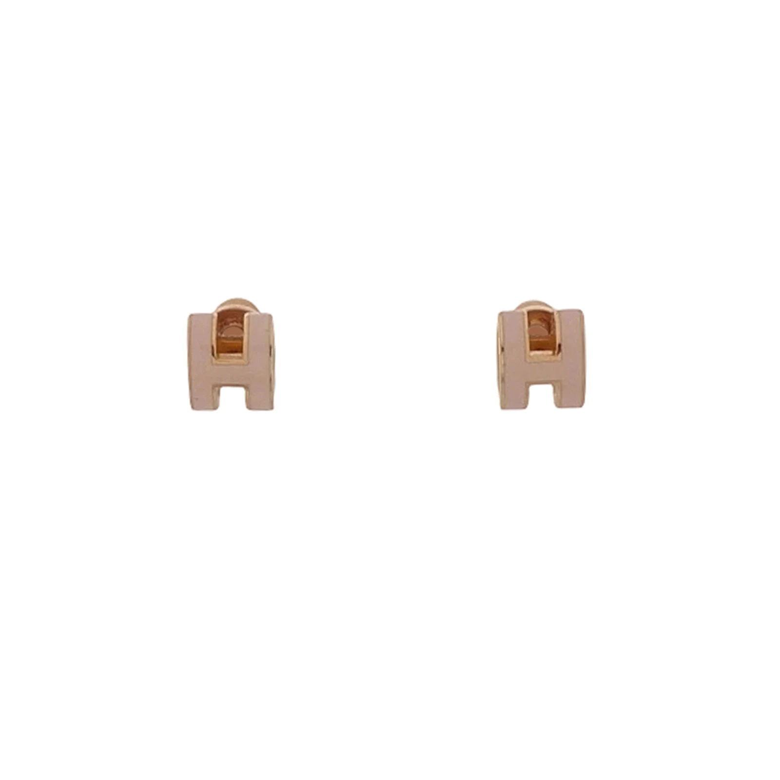 Hermes Pop H Mini Stud Earrings