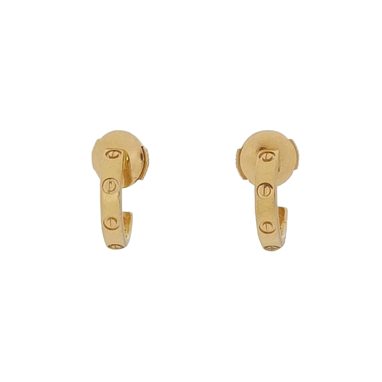 Cartier Love Small Stud Earrings, 18K Rose Gold