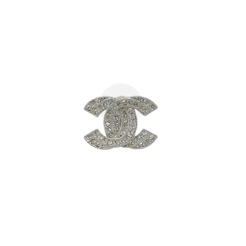Chanel Faux Crystal CC Single Stud Earring