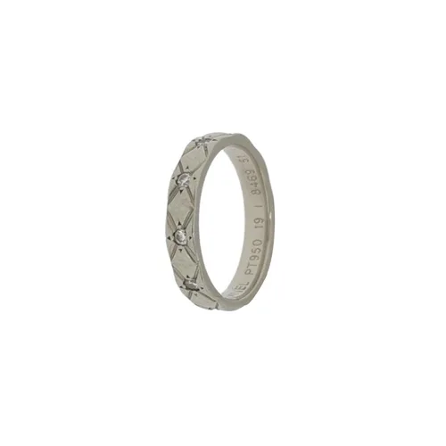 Chanel Coco Crush Ring, Platinum, Diamond