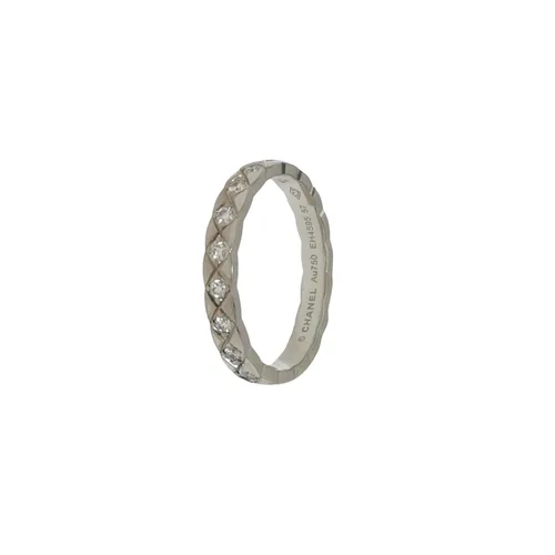 Chanel Coco Crush Ring, 18K White Gold, Diamond