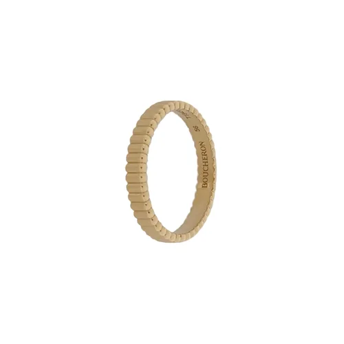 Boucheron Quatre Grosgrain Ring, 18K Yellow Gold