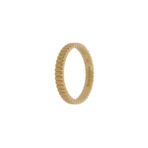 Boucheron Quatre Grosgrain Ring, 18K Yellow Gold