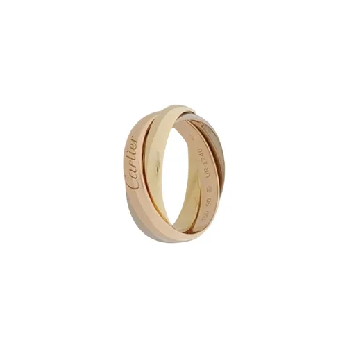 Cartier Trinity Ring, 18K Rose, White and Yellow Gold