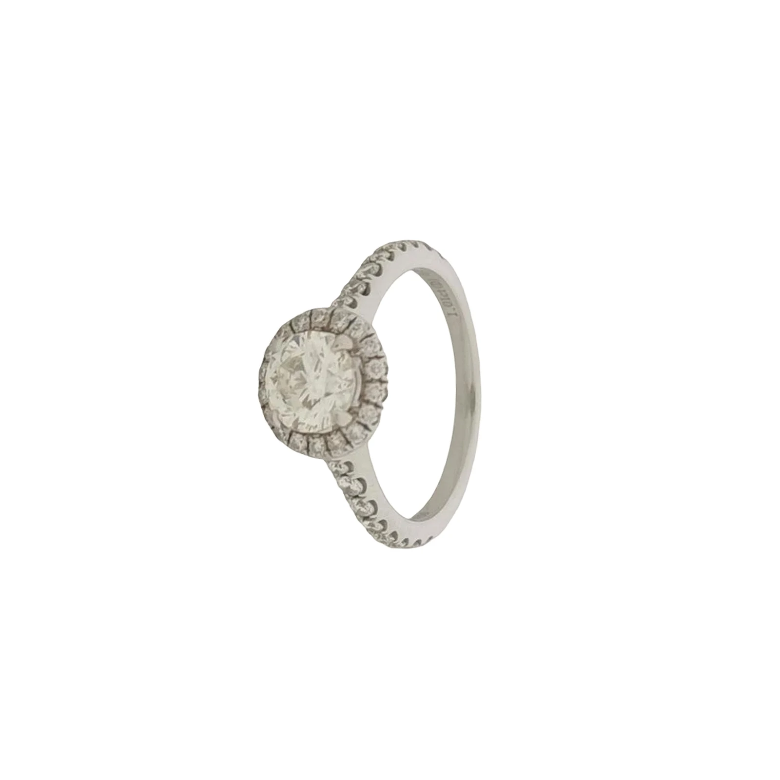 TSL Ring, 18K White Gold, Diamond
