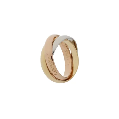 Cartier Trinity Ring, 18K Rose, White and Yellow Gold