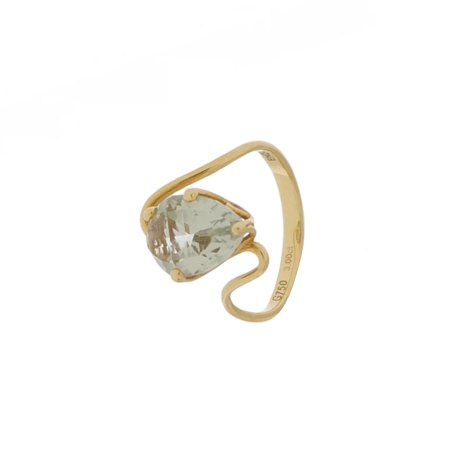 Enzo Gemstone Ring, 18K Yellow Gold