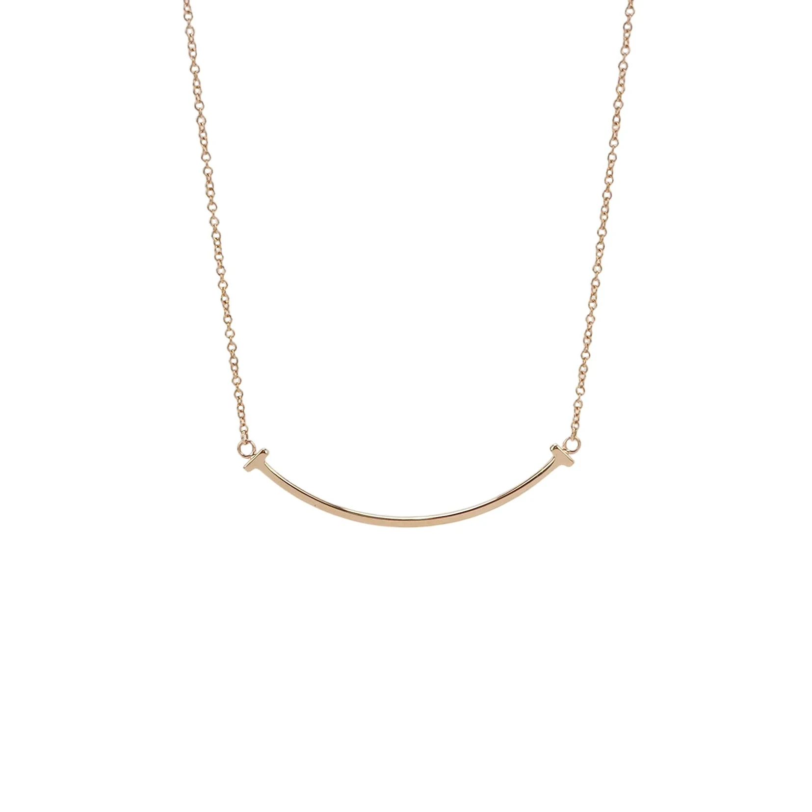 Tiffany & Co. Tiffany T Small Necklace, 18K Rose Gold