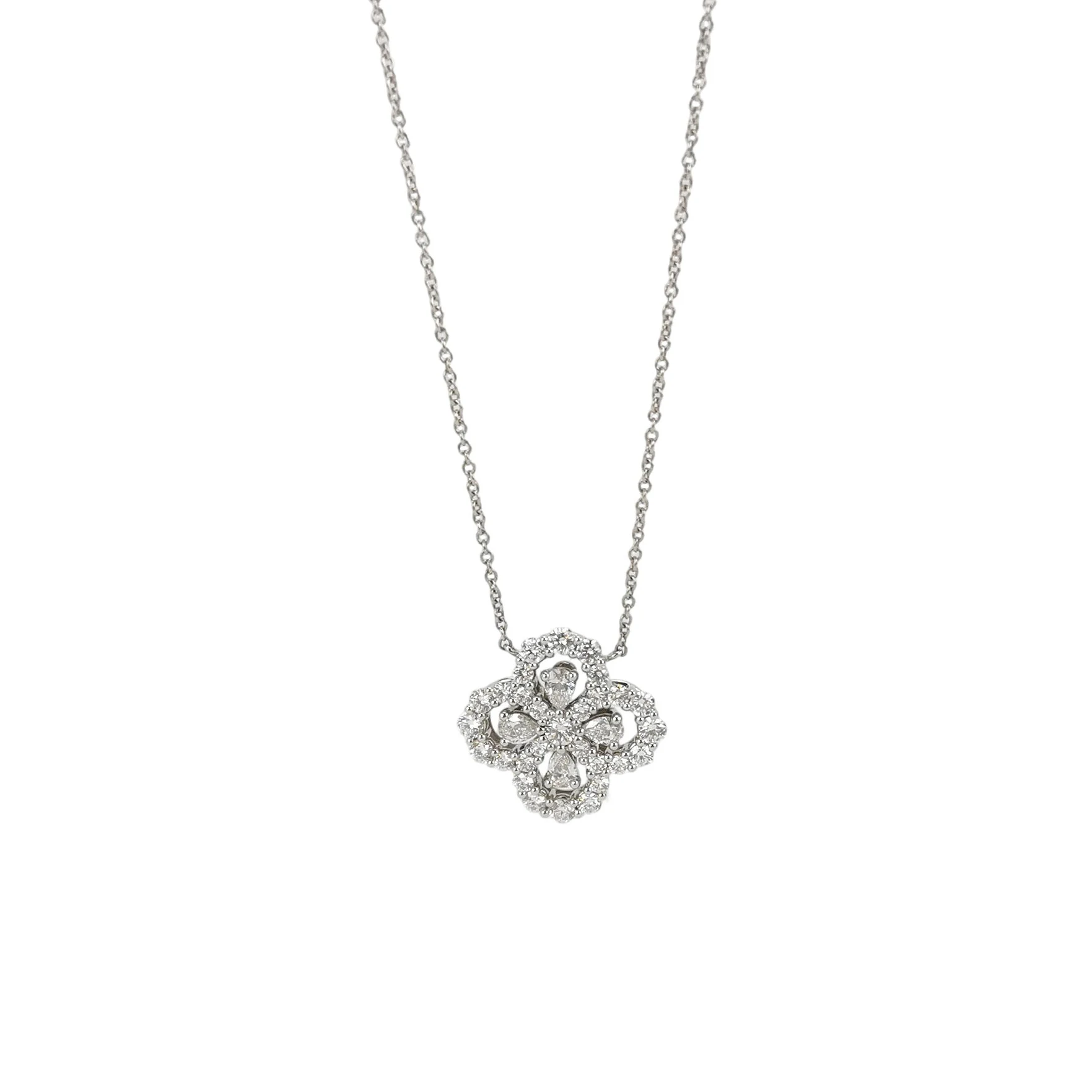 Harry Winston Loop Necklace, Medium, Platinum (PT950), Diamond
