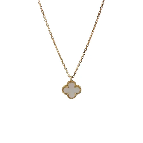Van Cleef & Arpels Sweet Alhambra Necklace, 18K Yellow Gold and Mother-of-Pearl