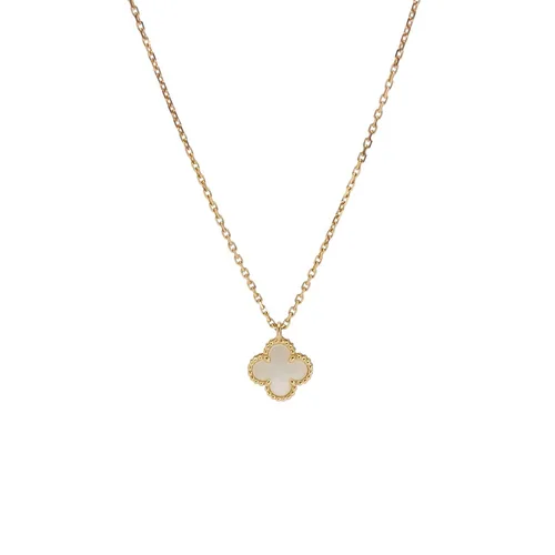 Van Cleef & Arpels Sweet Alhambra Necklace, 18K Yellow Gold and Mother-of-Pearl