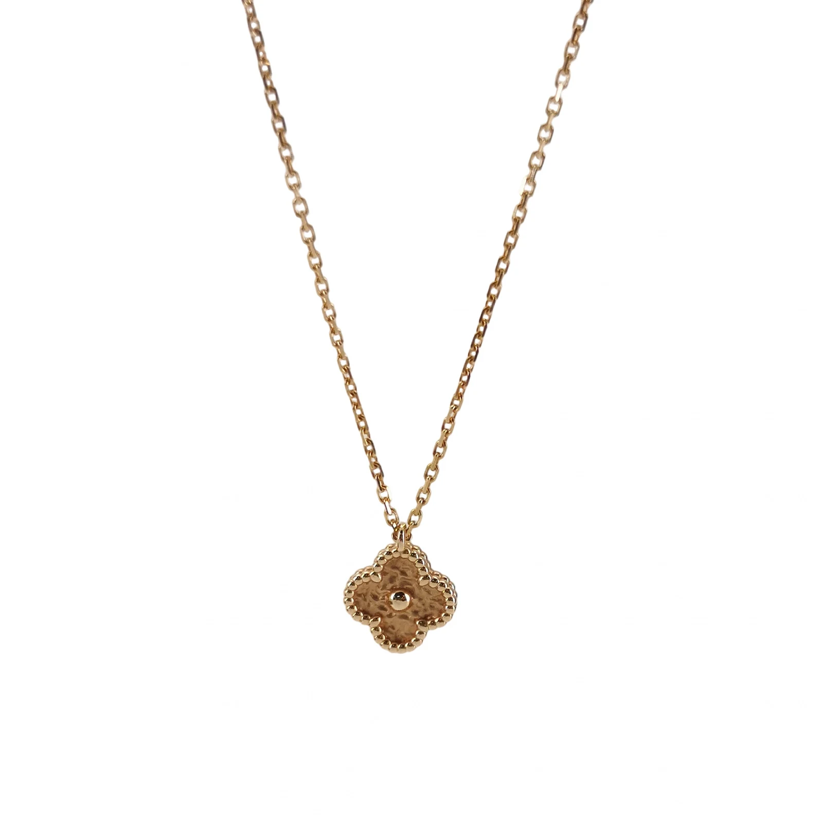 Van Cleef & Arpels Sweet Alhambra Necklace, 18K Rose Gold