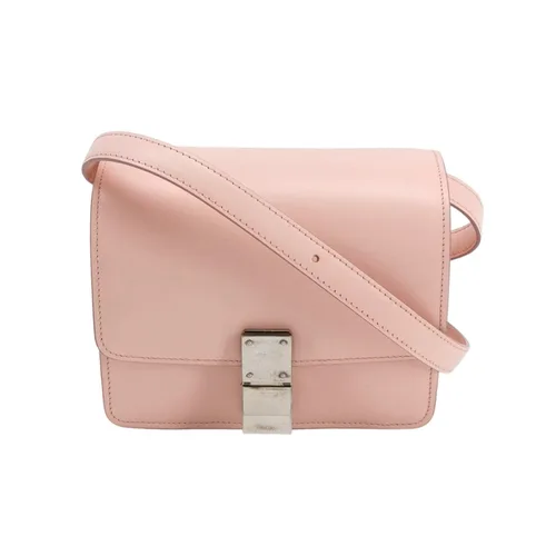 Celine Classic Box Bag, Small, Pink Calfskin