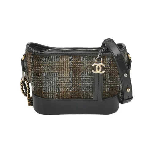 Chanel Gabrielle Small Hobo Bag, Calfskin and Tweed