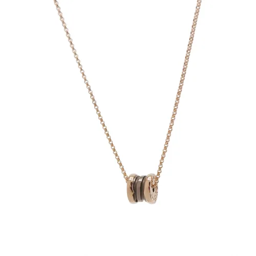 Bvlgari B.Zero1 Spiral Necklace, 18K Rose Gold