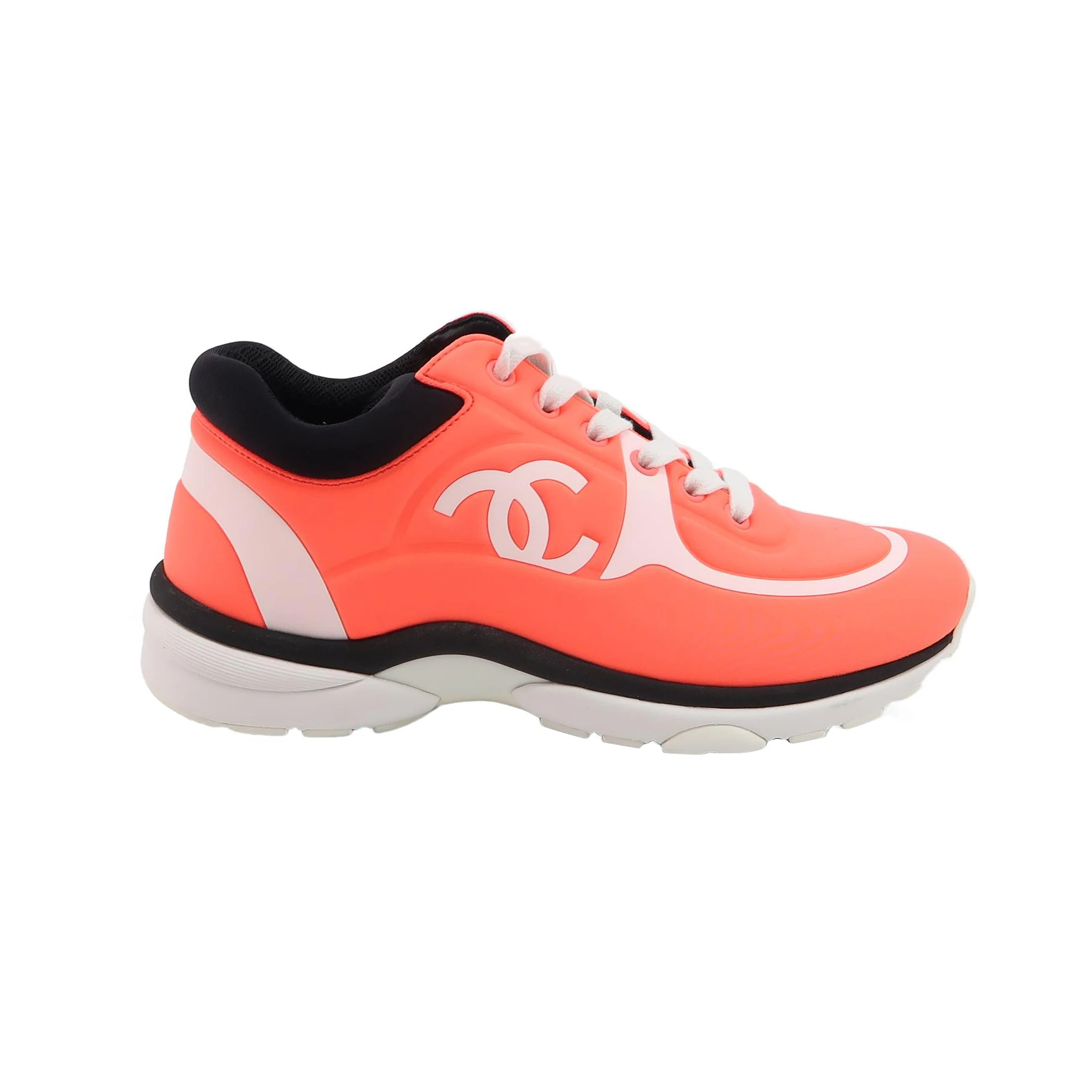 Chanel Double C Logo Sneakers, Color-Block