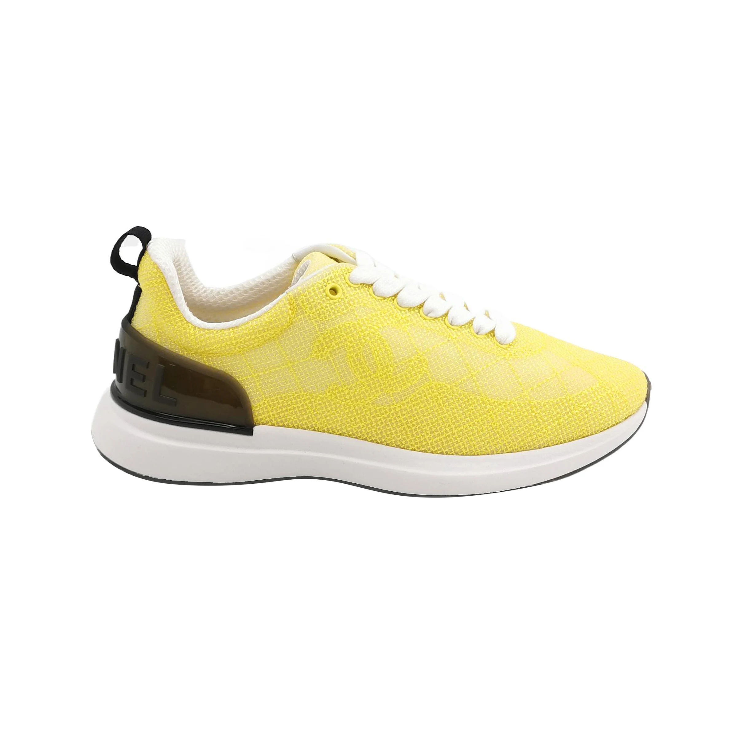 Chanel Double C Logo Sneakers, Color-Block Nylon