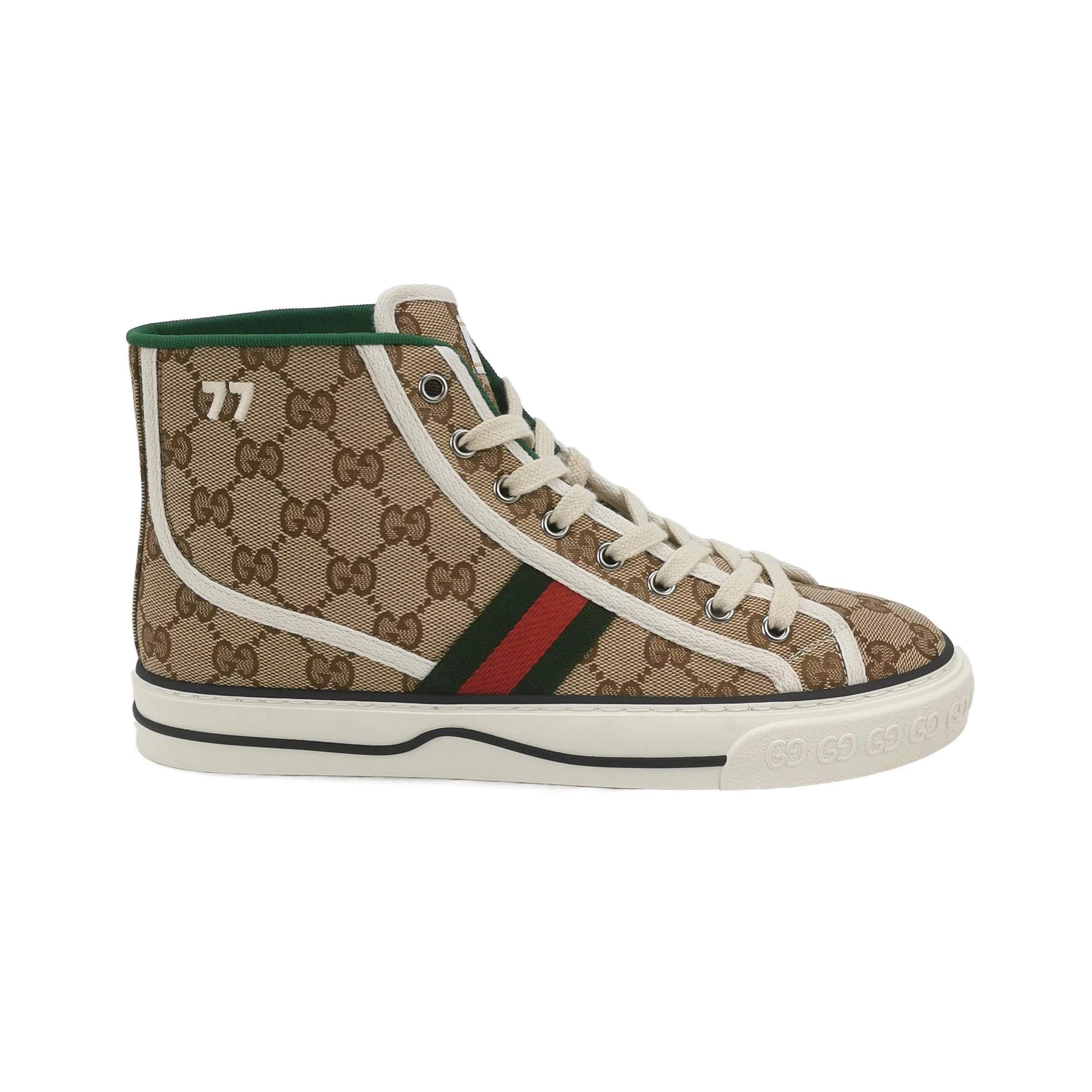 Gucci Tennis 1977 Sneakers, GG Canvas with Stripe