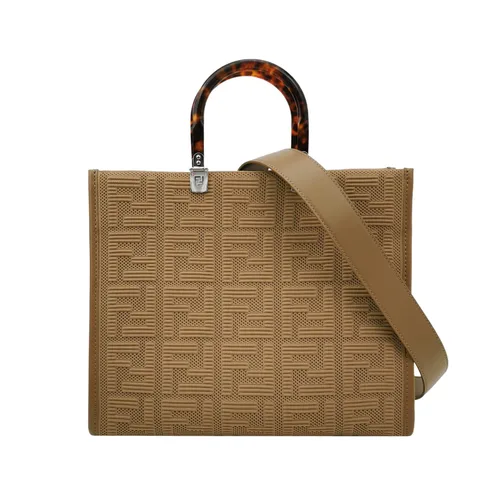 Fendi x Skims Sunshine Medium Crossbody Bag, FF Logo Calfskin