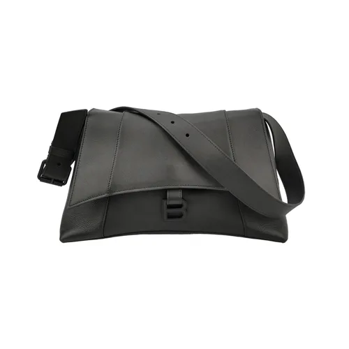Balenciaga Downtown Medium Shoulder Bag, Calfskin, B Buckle