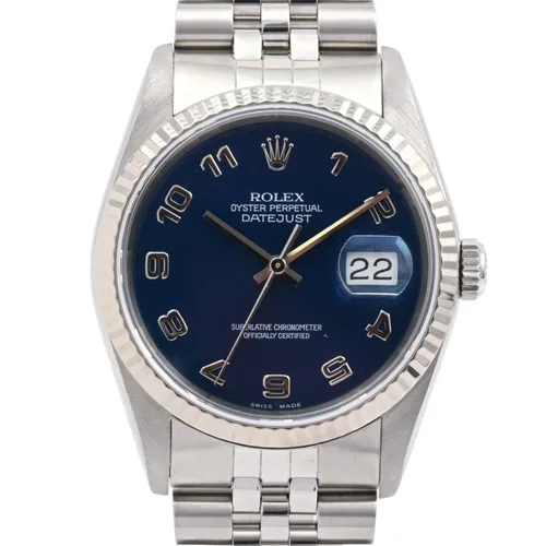 Circa 1990–1991 Computer Dial Datejust 36mm 16234 Automatic Blue Wristwatch