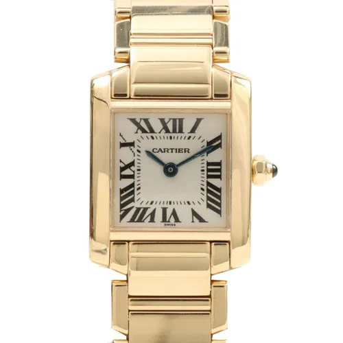 18K Tank Française SM W50002N2 Quartz Ivory