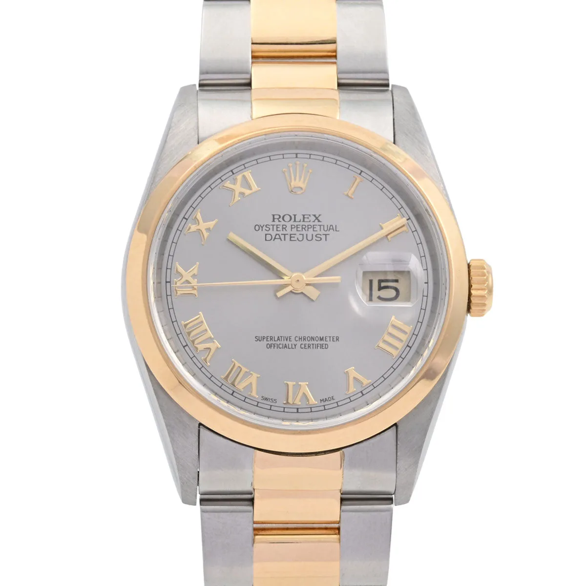 1998~1999 Datejust 36mm 16203 Automatic Silver Watch