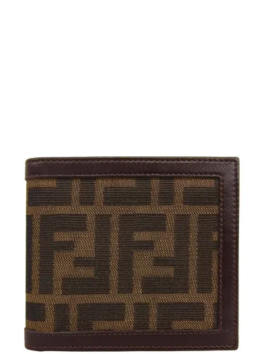 FF Zucca Pattern Wallet Brown