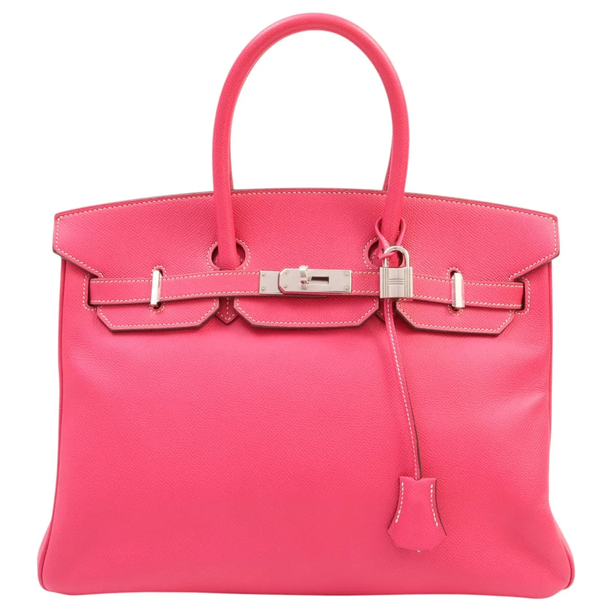2011 Candy Birkin 35 Rose Tyrien / Rubis Handbag