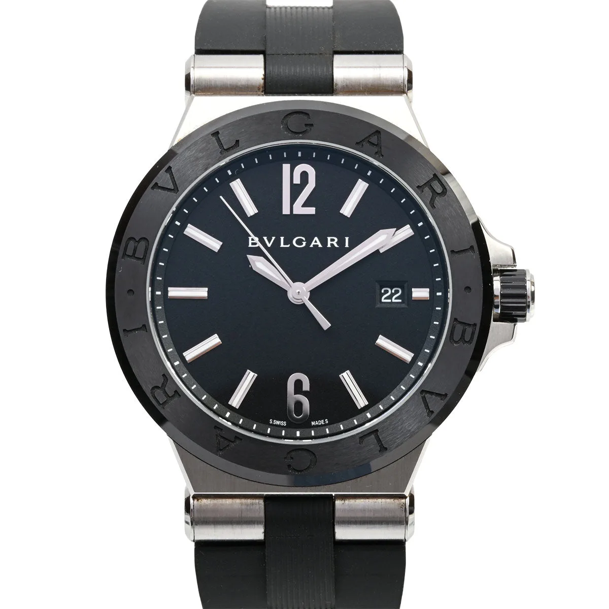 Diagono Watch DG42SC Automatic Black Wristwatch