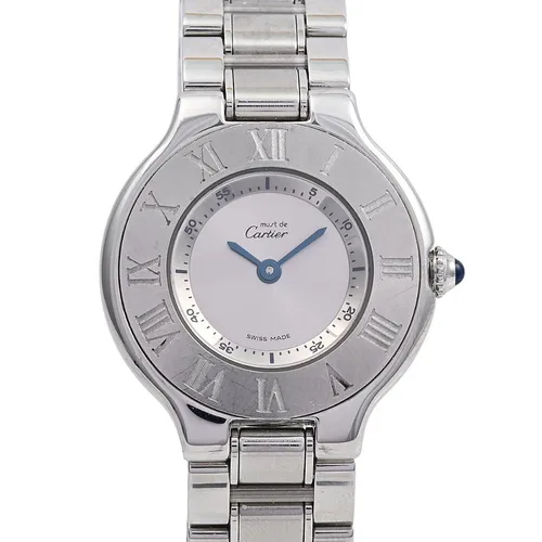 Must21SM W10109T2 Quartz Silver Wristwatch