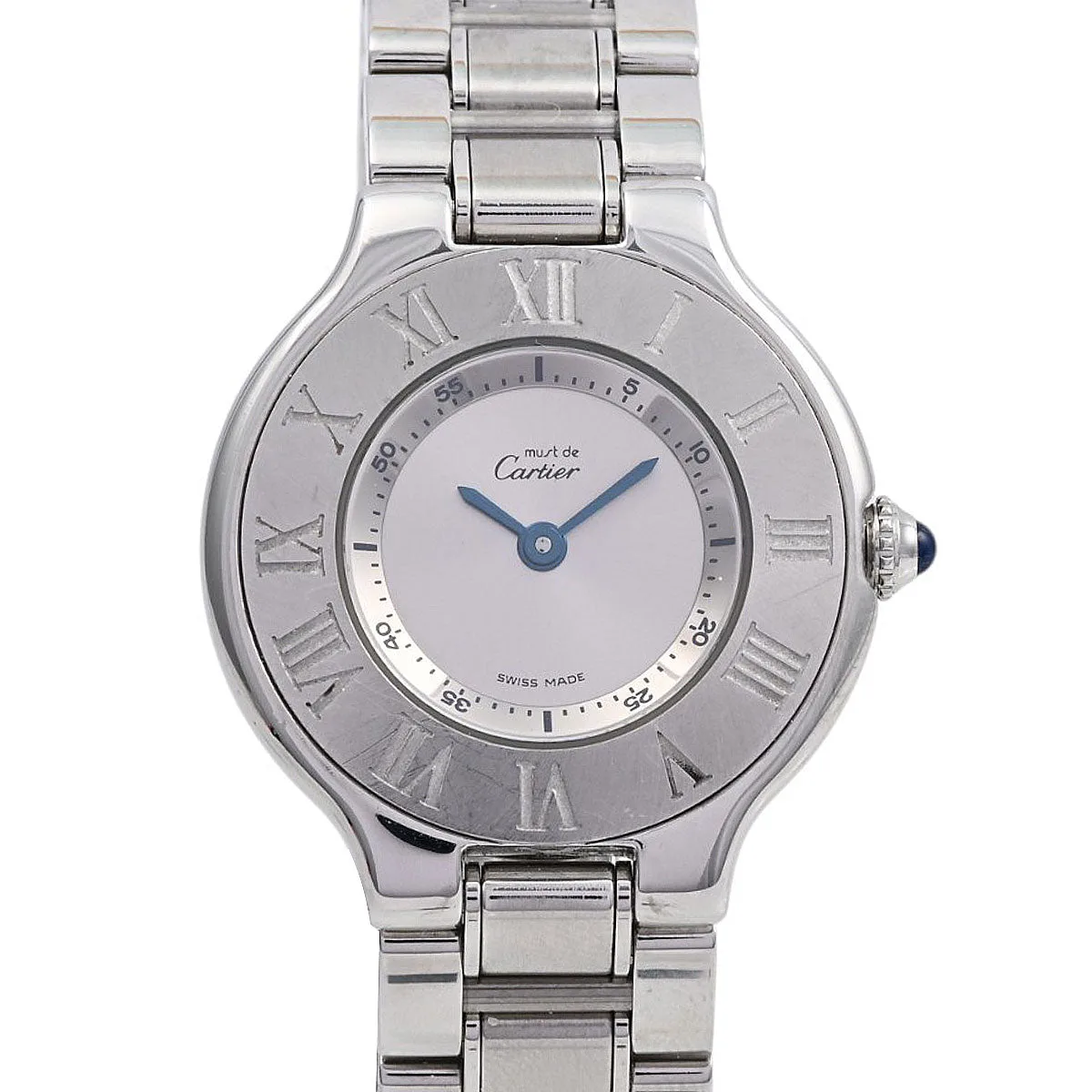 Must21SM W10109T2 Quartz Silver Wristwatch