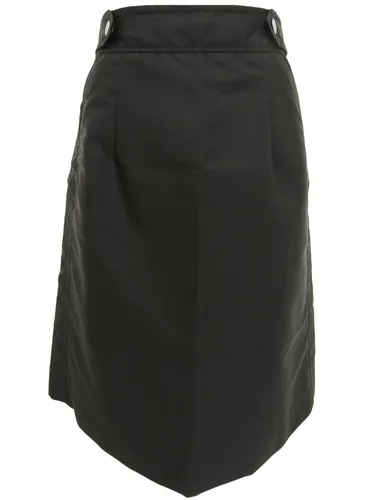 Nylon Flare Skirt #38 Black