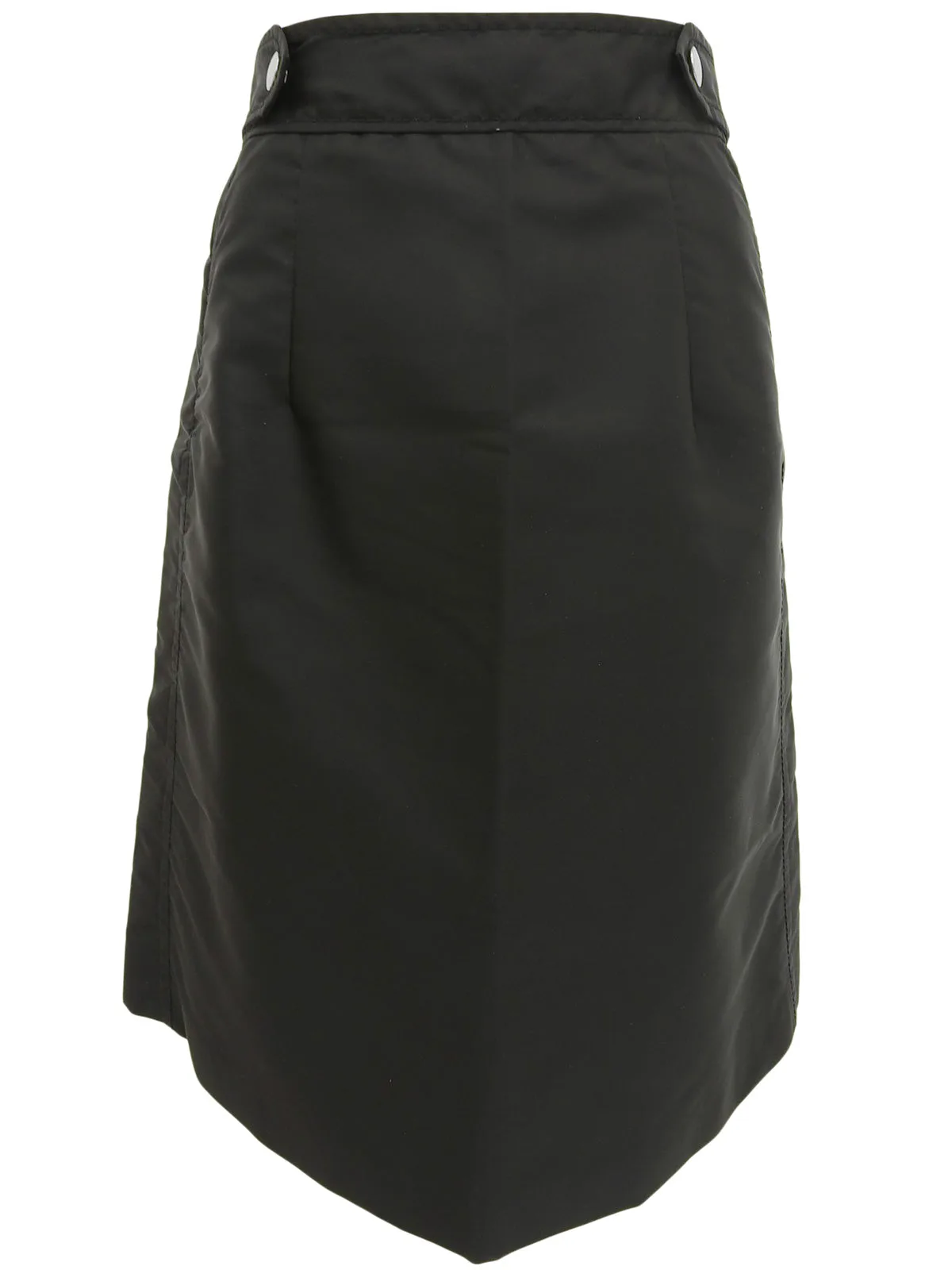 Nylon Flare Skirt #38 Black