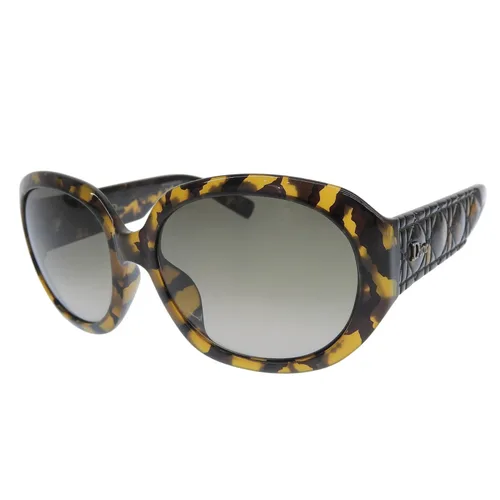 Side Logo Cannage Motif Sunglasses Brown