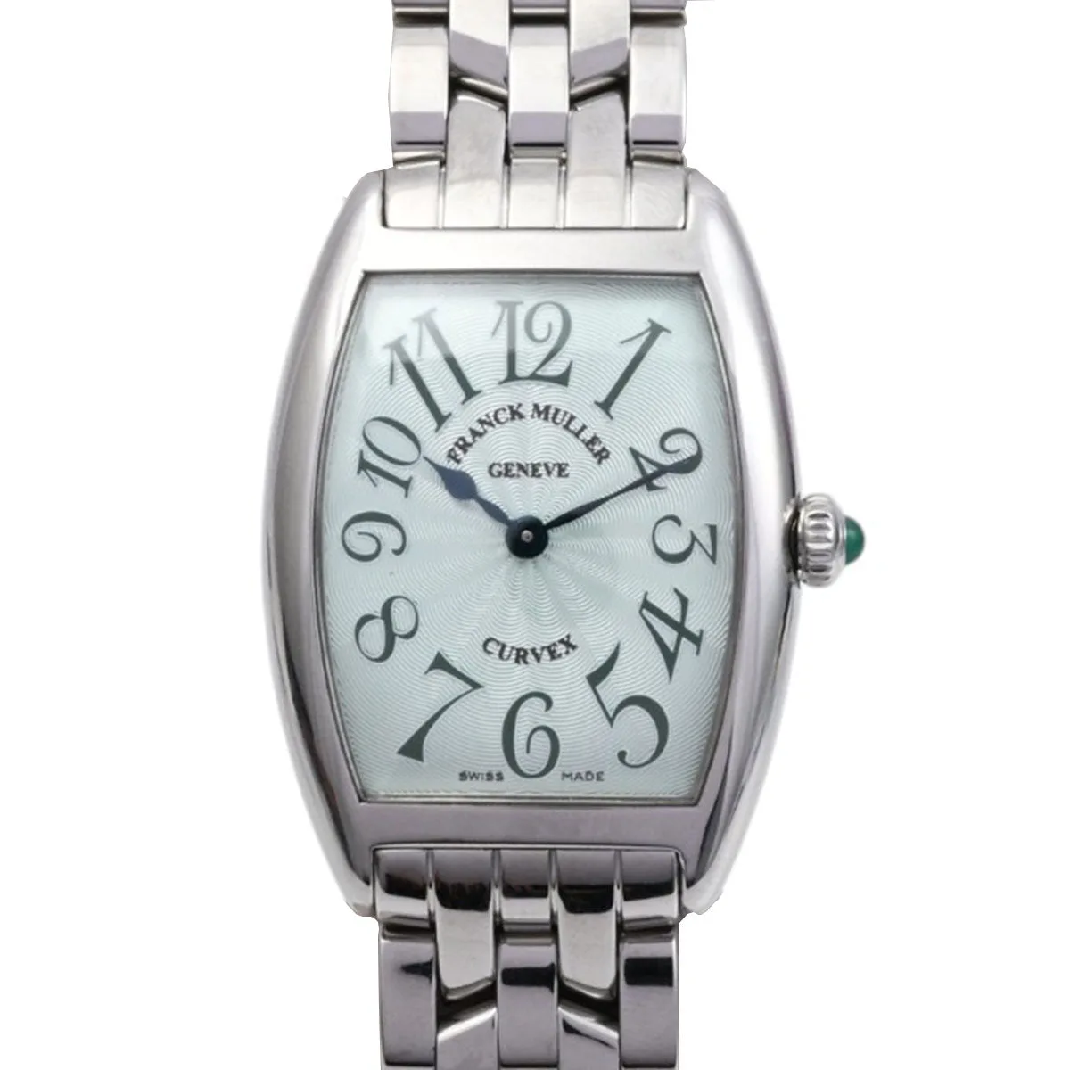 Tonneau Curvex 1752QZ Quartz Pastel Green Wristwatch
