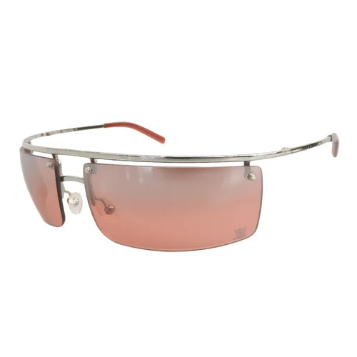 Side Logo Square Sunglasses Red
