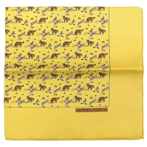 Carré 45 JUMPING Scarf Yellow