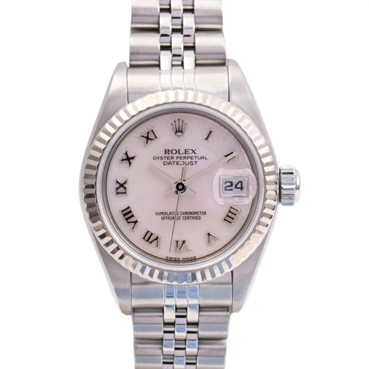 Circa 2000 Datejust 26mm 79174 Automatic Pink Shell Watch