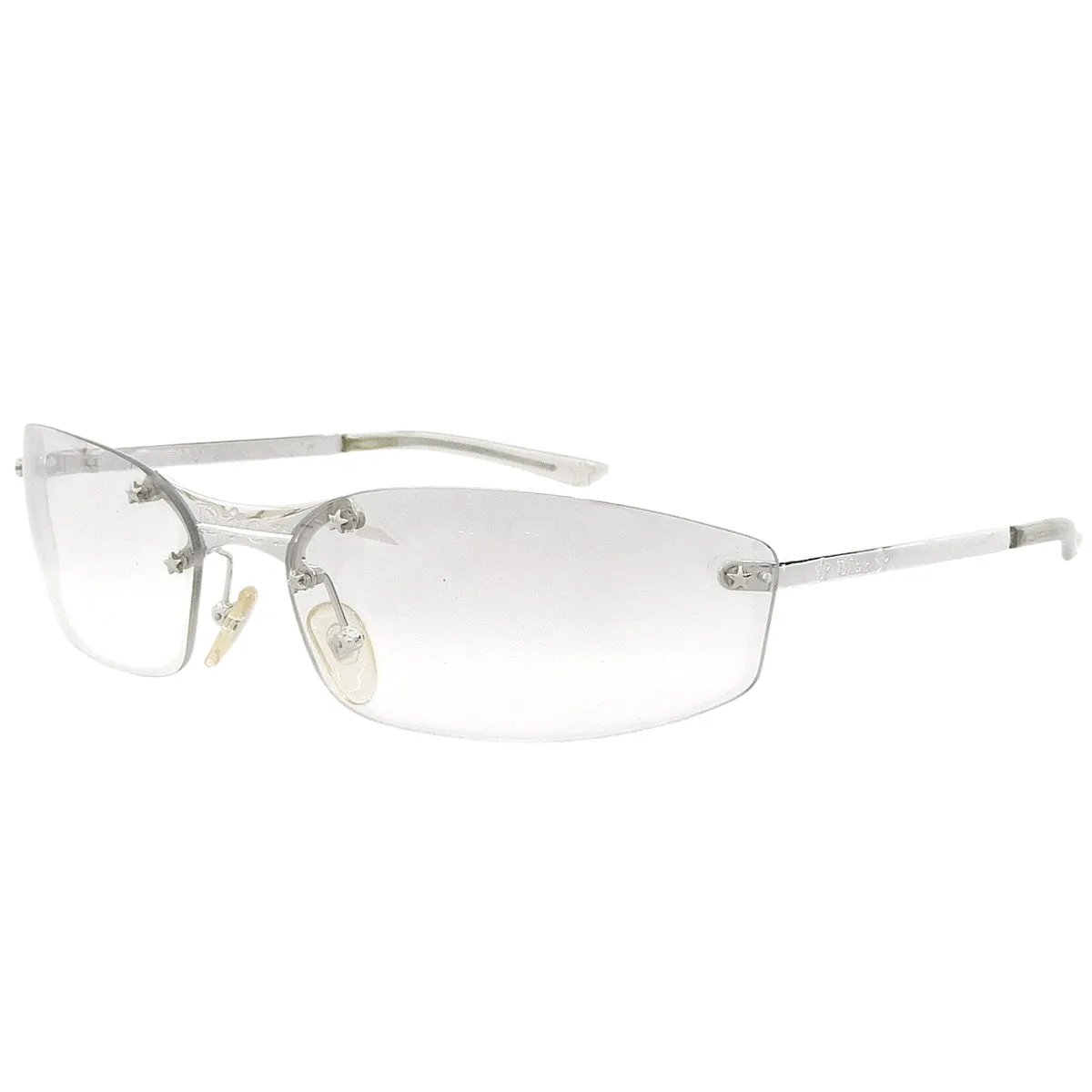 Star Logo Rimless Sunglasses Grey