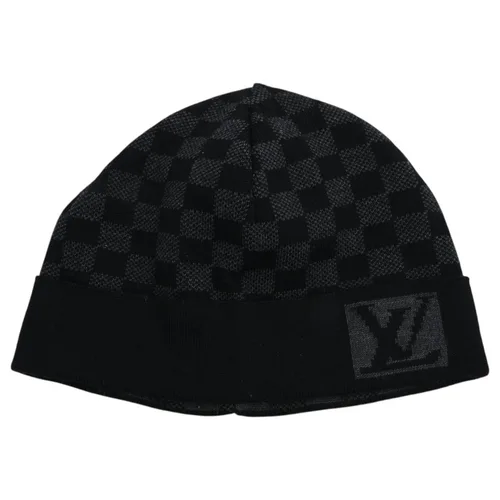 Bonnet Petit Damier Graphite Black/Grey Other Apparel