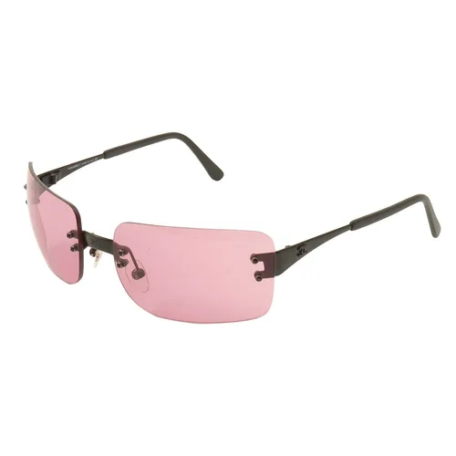 CC Mark Rimless Clear Sunglasses Purple