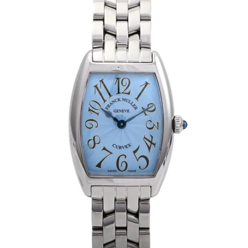Tonneau Carvex 1752QZ Quartz Light Blue Wristwatch