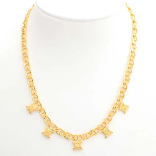 Macadam Charm Necklace, Gold