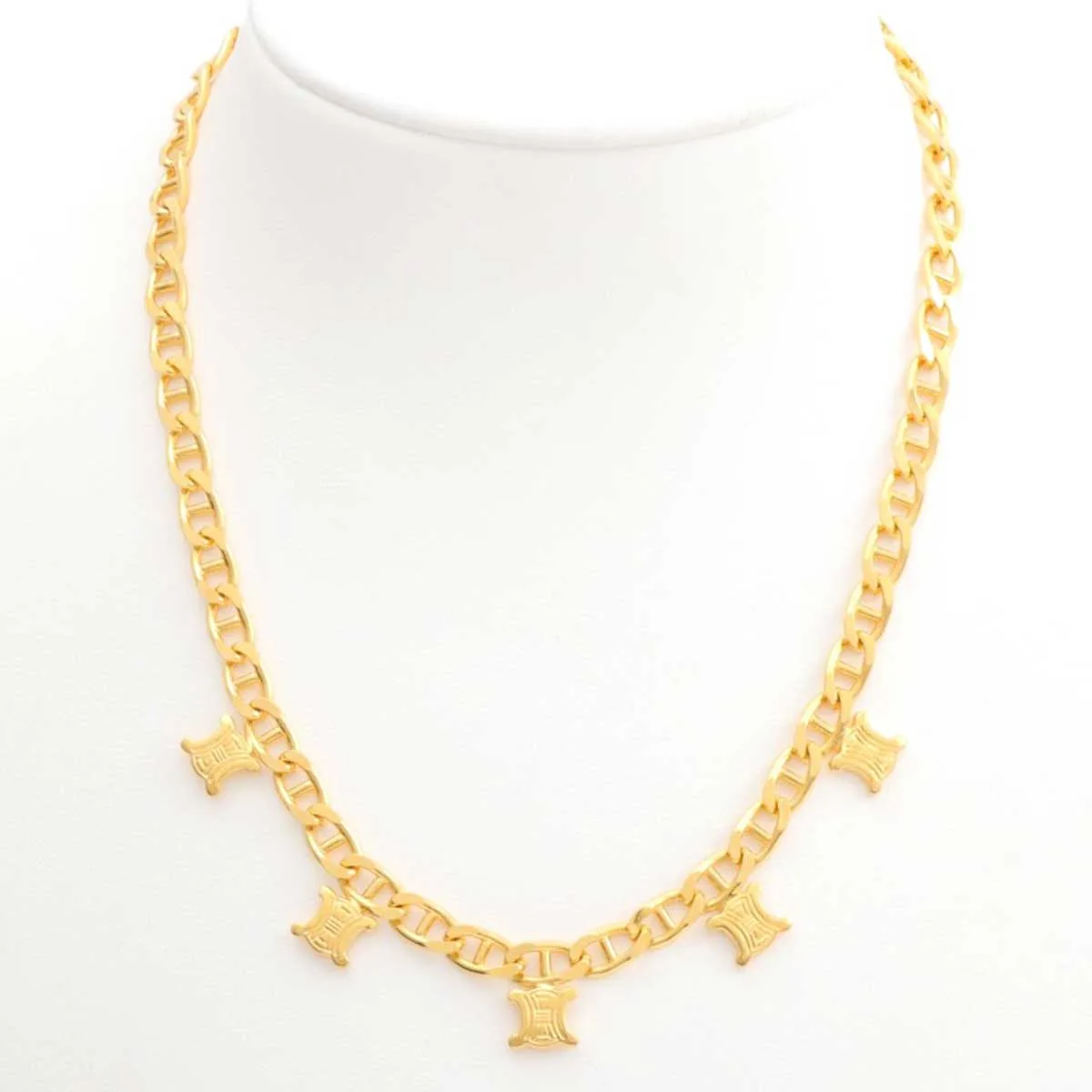 Macadam Charm Necklace, Gold