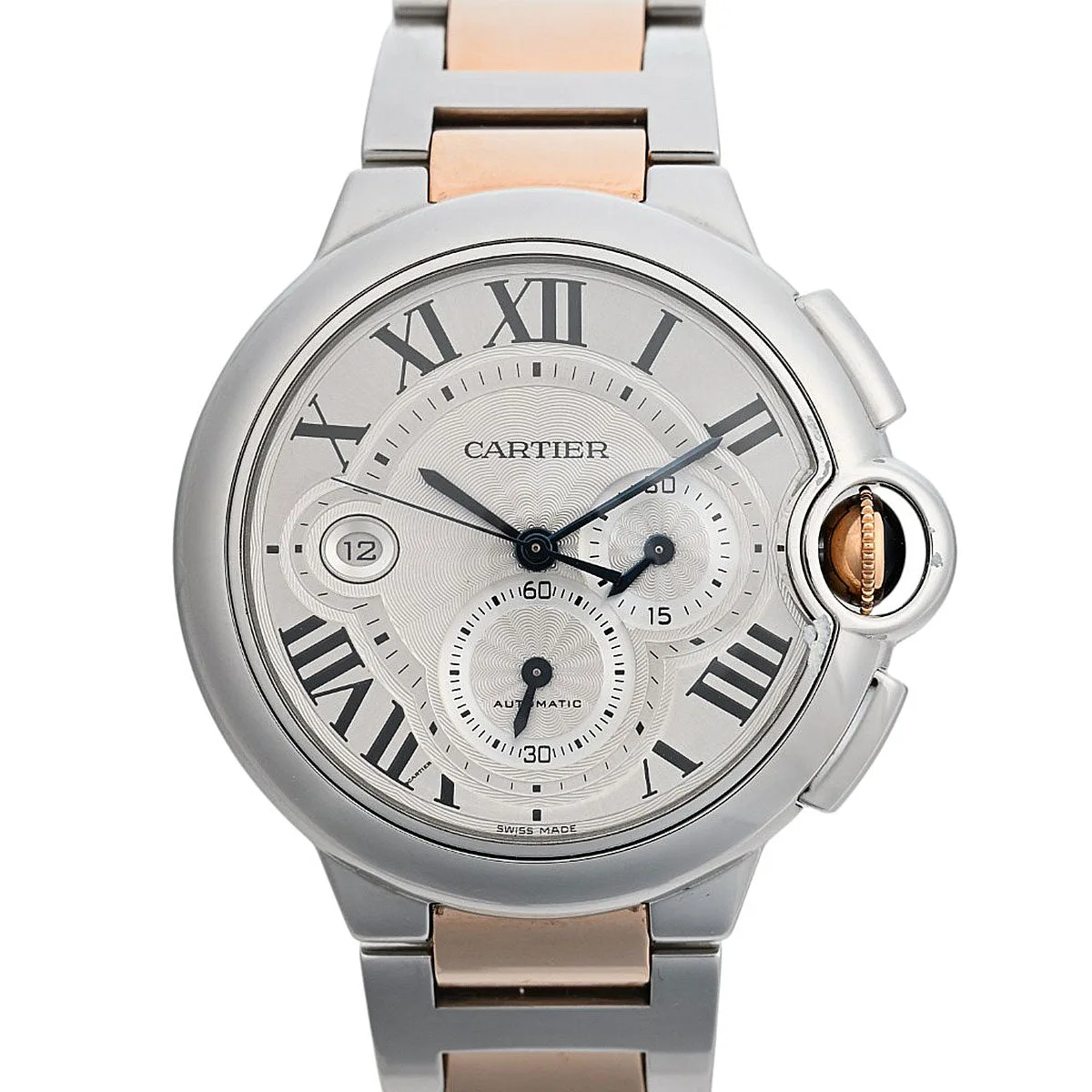 Ballon Bleu Chronograph W6920063 Automatic Silver Wristwatch